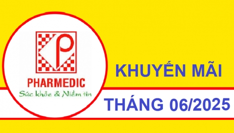 CHƯƠNG TRÌNH KHUYẾN MẠI THÁNG 6: "PHARMEDIC-44 NĂM GIÁ TRỊ LAN TỎA, ƯU ĐÃI NGẬP TRÀN"