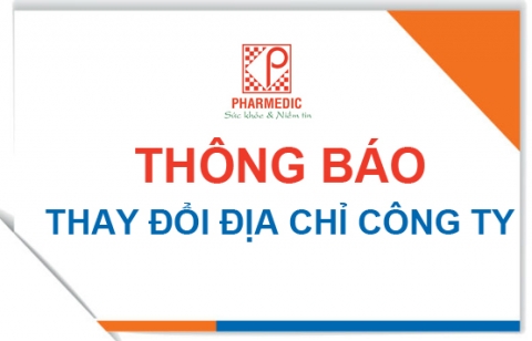 THÔNG BÁO VỀ VIỆC THAY ĐỔI THÔNG TIN ĐỊA CHỈ CÔNG TY