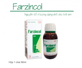 Thông báo mặt hàng FARZINCOL (chai 90 ml) kể từ lô 0011121 sẽ thay đổi số Đăng ký. (SĐK  cũ: VD-14276-11;  SĐK mới: VD3-133-21 theo QĐ số : 384/QĐ-QLD ngày 23/06/2021) Đơn giá bán buôn không thay đổi.