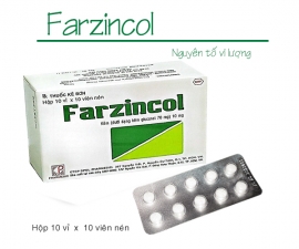 Thông báo mặt hàng FARZINCOL (VB/10) kể từ lô 0080424 sẽ thay đổi mẫu nhãn theo qui định
