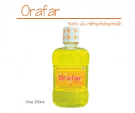 Công ty xin thông báo mặt hàng Mỹ phẩm mới ORAFAR (chai 250ml)
