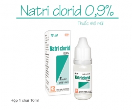 NATRI CLORID 0,9% (nhỏ mũi) kể từ lô 0421220 sẽ thay đổi toa theo thông tư 32 (mẫu đính kèm) đơn giá bán buôn không thay đổi