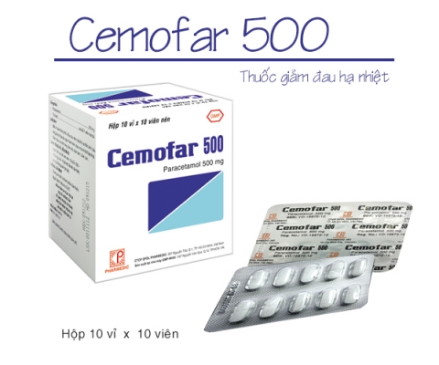 Thông báo mặt hàng CEMOFAR 500 kể từ lô 0020622 sẽ bỏ in Số đăng ký trên vỉ nhôm. Đơn giá bán buôn không thay đổi