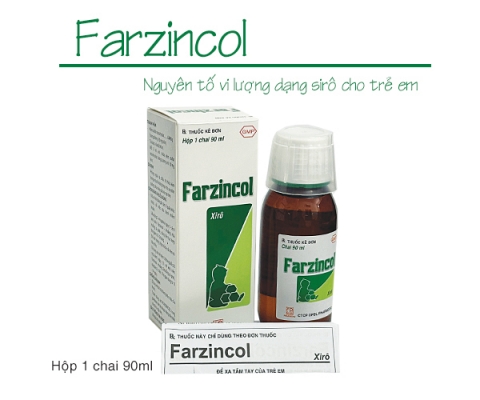 Thông báo mặt hàng FARZINCOL (chai 90ml) kể từ lô 0050624 sẽ thay đổi mẫu nhãn theo qui định, đơn giá bán buôn không thay đổi