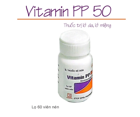 Thông báo mặt hàng VITAMIN PP50 kể từ lô 0020724 sẽ thay đổi mẫu nhãn theo qui định